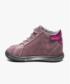 chaussures premiers pas avec patchs rose1007301_3