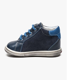 chaussures premiers pas avec patchs bd bleu1007501_3