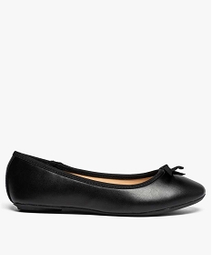GEMO Ballerines fille unies à noud décoratif Noir