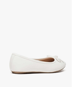 ballerines fille unies a noud decoratif blanc1085801_4