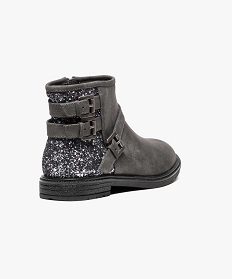 boots avec paillettes et boucles metalliques gris1091101_4