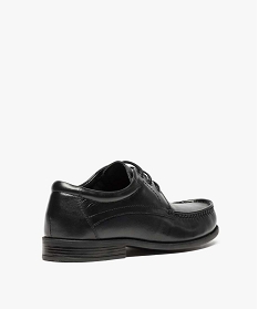 mocassins homme a lacets dessus et interieure cuir noir1109501_4