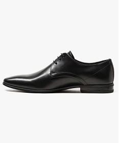 derbies aspect cuir lisse noir chaussures de ville1126001_3