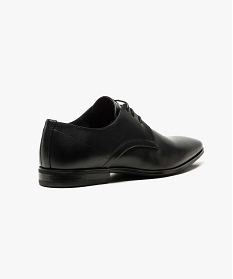 derbies aspect cuir lisse noir chaussures de ville1126001_4
