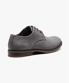 derbies en textile facon denim gris chaussures de ville1126701_4
