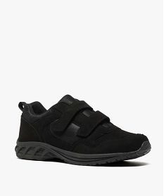 baskets homme mesh et suedine fermeture scratch noir standard1144401_2