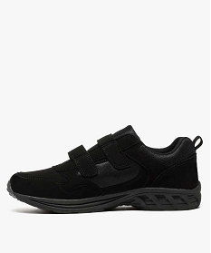 baskets homme mesh et suedine fermeture scratch noir standard1144401_3