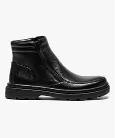 boots homme double zip gamme confort noir1178701_1
