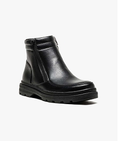 boots homme double zip gamme confort noir1178701_2