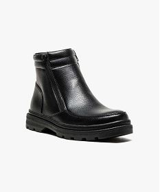 boots double zip gamme confort homme noir standard1178701_2
