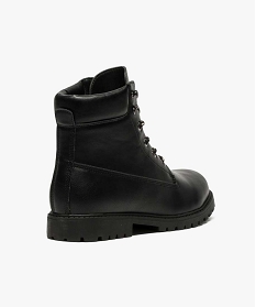 boots aspect cuir avec semelle crantee noir1179401_4