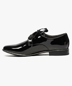 derbies vernis avec lacet ruban et lisere paillete noir derbies1193601_3