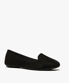 ballerines femme style slippers unies avec strass noir ballerines1262401_2