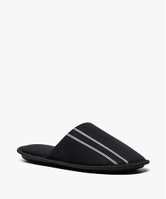 mules plates en velours avec liseres noir1347701_2