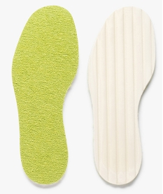 semelles hygiene 100 coton multi-tailles vert1376701_3