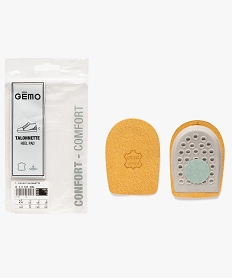 talonnette adhesive en cuir beige1378701_4