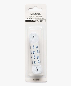 lacets plats larges 90 cm blanc standard1386201_2