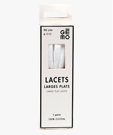 lacets plats larges 90 cm blanc standard1386201_3