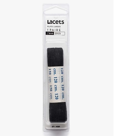 lacets plats larges 120 cm noir1386301_2