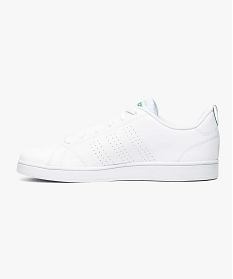 baskets blanches bi matiere adidas neo bleu
