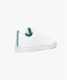 baskets blanches bi-matiere adidas neo blanc1436901_4