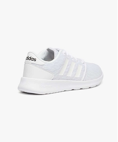 baskets basses running effet dentelle - adidas cf qt racer w blanc baskets et tennis1442401_4