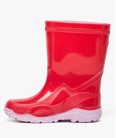 bottes de pluie avec motif texture rose1452901_3