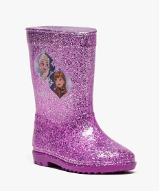 bottes de pluie - la reine des neiges violet1455001_2