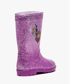 bottes de pluie - la reine des neiges violet1455001_4