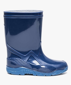 bottes de pluie en caoutchouc texture bleu1456601_1
