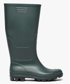 GEMO Bottes de pluie à semelle crantée kaki standard