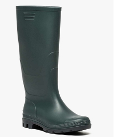 bottes de pluie a semelle crantee vert1459901_2