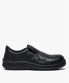 GEMO Chaussures professionnelles femme mocassin sécurité S2 noir standard