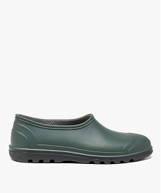 GEMO Sabots femme à talon fermé spécial jardin kaki standard