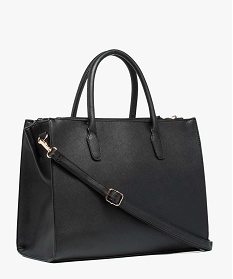 sac cabas multipoche uni grand format noir cabas - grand volume1486301_2