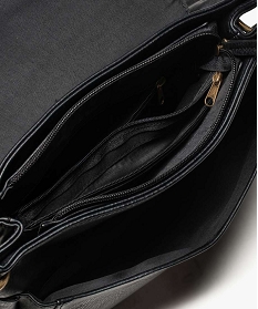 sac femme forme besace avec details zippes noir standard1501701_3