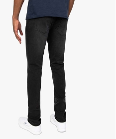 pantalon homme jogg-jean coupe slim noir1539001_3