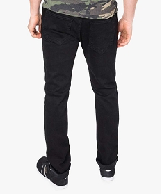 jean homme slim stretch taille haute delave noir jeans1540501_3