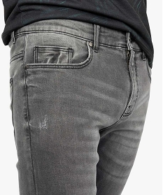 jean homme skinny delave avec plis sur les hanches gris jeans1541901_2