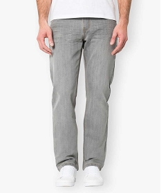 jean homme regular 5 poches taille normale longueur l34 gris jeans1543801_1