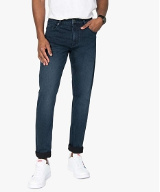 GEMO Jean homme coupe straight Bleu