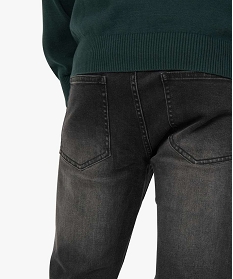 jean homme skinny delave avec plis sur les hanches noir jeans1544601_2