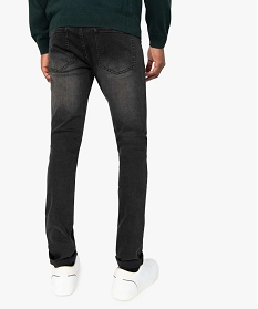 jean homme skinny delave avec plis sur les hanches noir jeans1544601_3