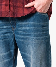 pantalon denim coupe regular gris1547801_2