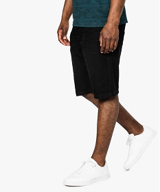 bermuda en jean 5 poches noir shorts en jean1550001_1