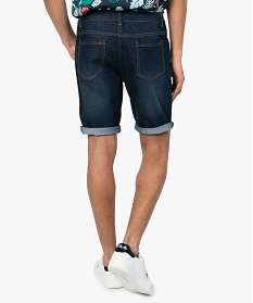 bermuda homme 5 poches en denim gris shorts en jean1550101_3