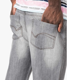 bermuda en jean 5 poches gris shorts en jean1550501_2