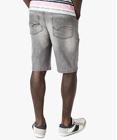bermuda en jean 5 poches gris shorts en jean1550501_3