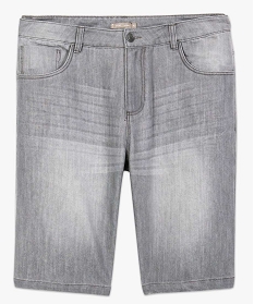 bermuda en jean 5 poches gris shorts en jean1550501_4