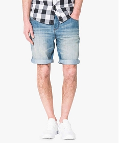 bermuda en jean 5 poches bleu shorts en jean1550601_1